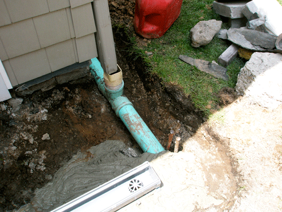 Downsput Drainage