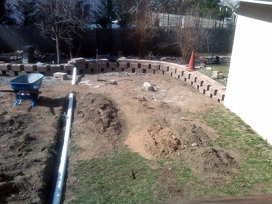Properly Graded Soil and Installed Drainage System Will Remove Water Safely to a Controlled Drainage Area