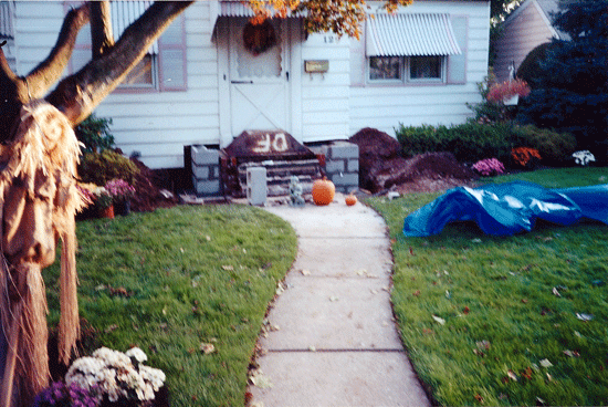 Beginning Masonry Front Steps