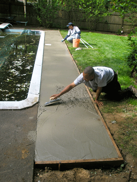 Poolside Masonry Apron