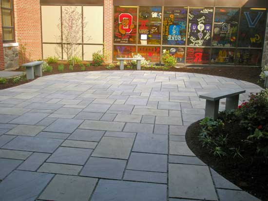 After - Courtyard at a Private School in Bergen County