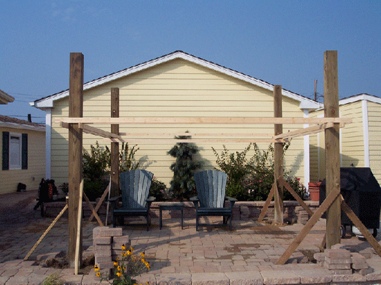 Start of a Pergola