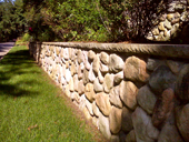 Cultured Stone Wall