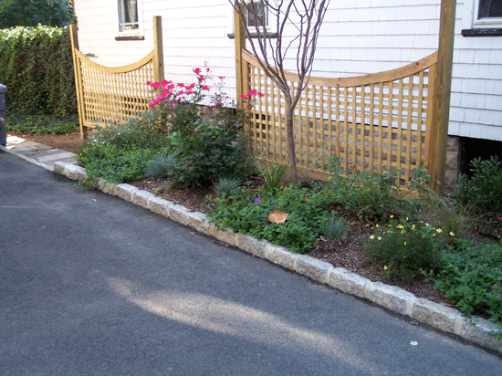 Wood Lattice Decorative Fence